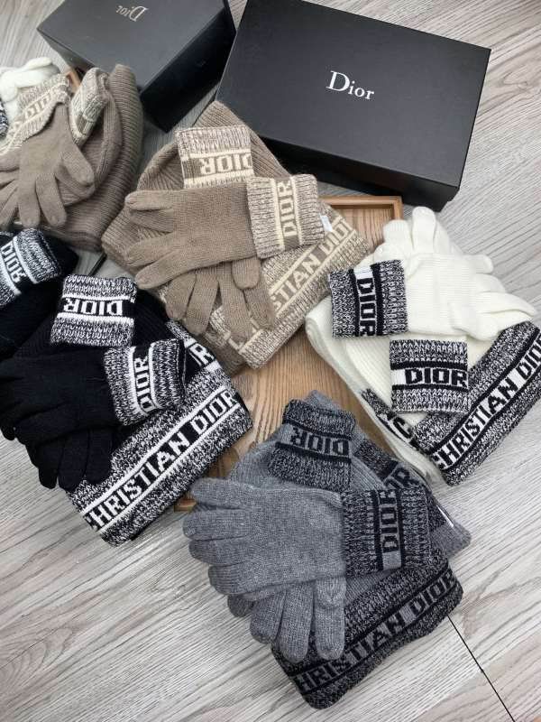 Dior Scarf Hat gloves hm07